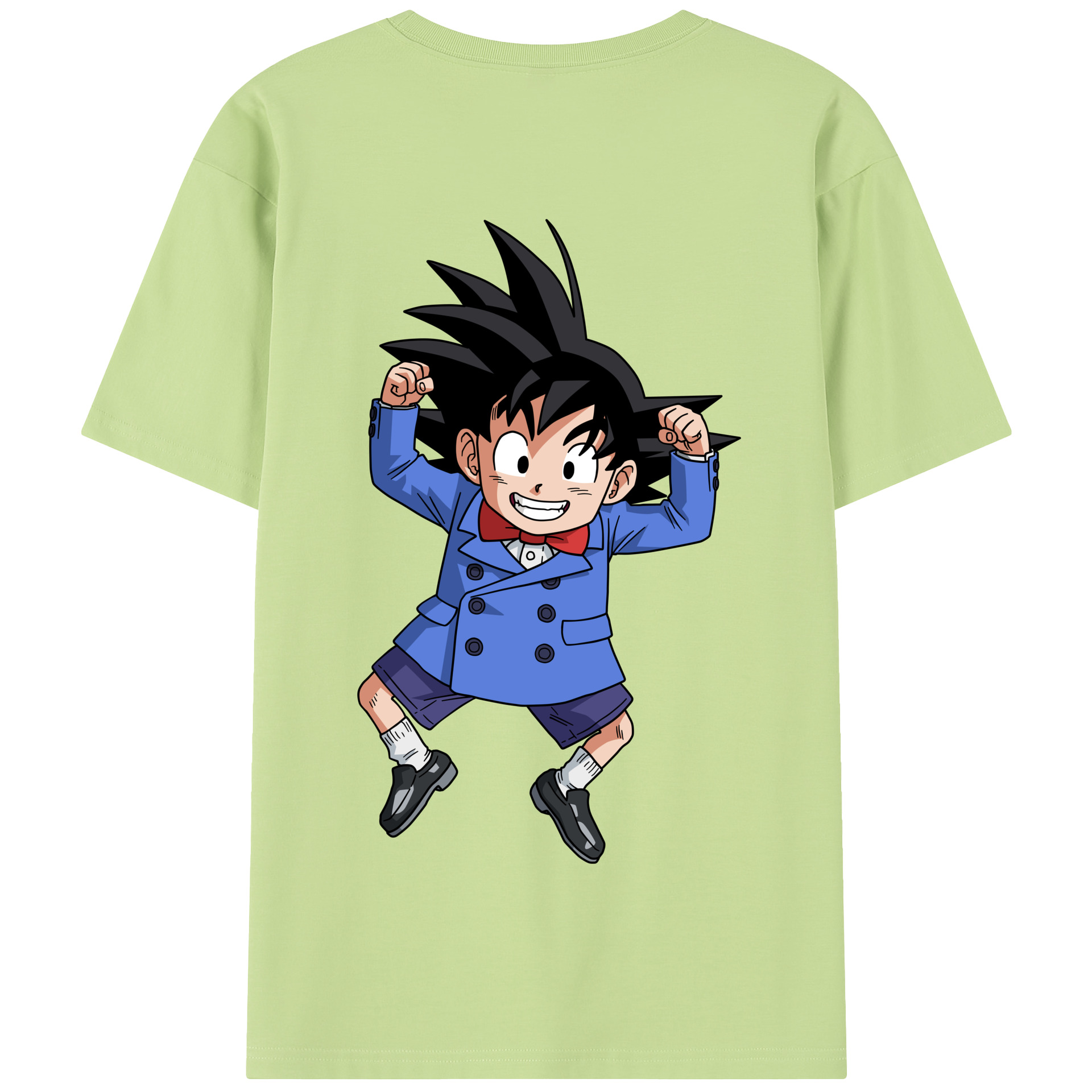 （画像用） ドラゴンボール 孫悟空（そん ごくう）Son Goku カカロット DRAGON BALL Kakarotto 綿100％半袖Tシャツ（背面プリント）